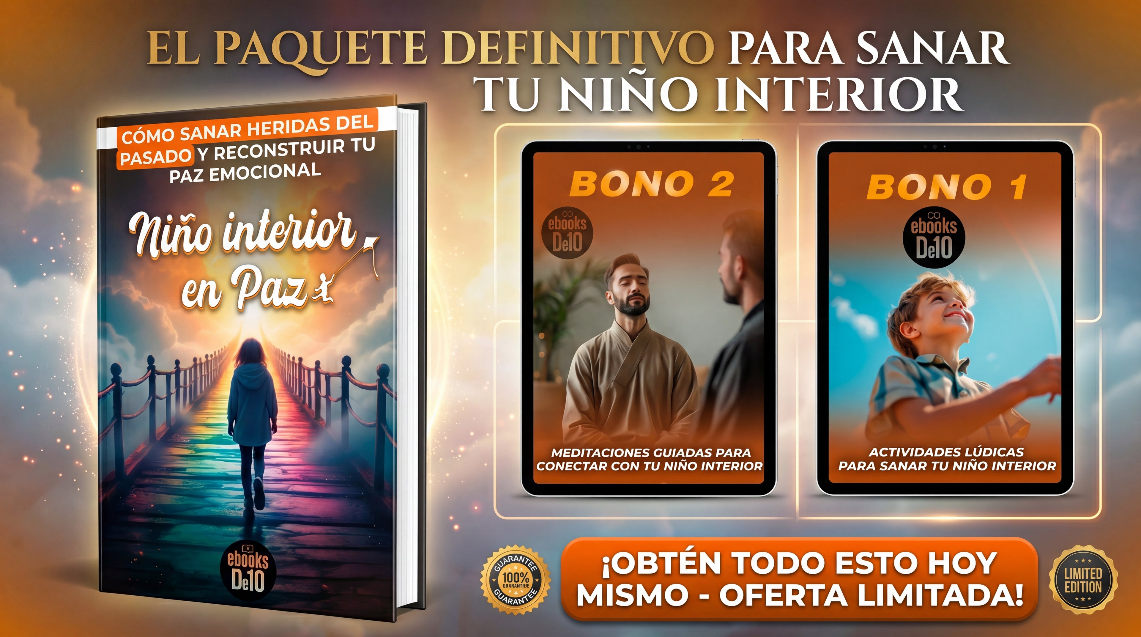 Kit de Sanación Profunda: "Niño Interior en Paz" - Paquete Completo